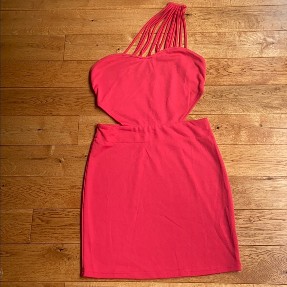 Coral dress